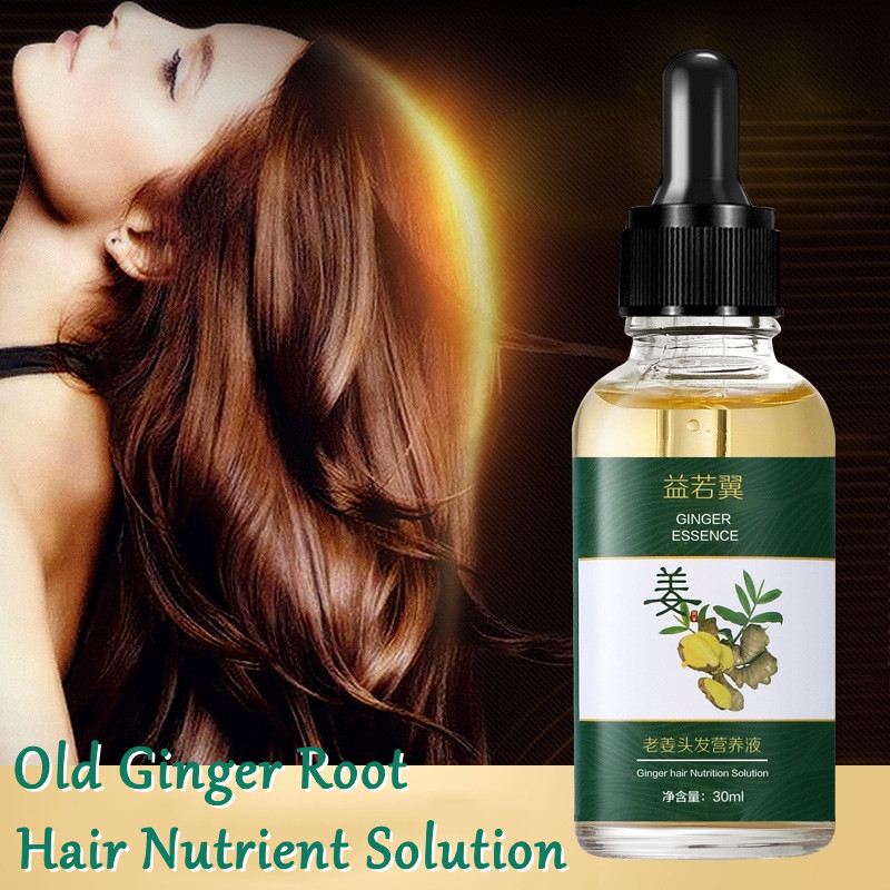 Old Ginger Root Hair Nutrient Solution Improve Frizz Knotting Split ...