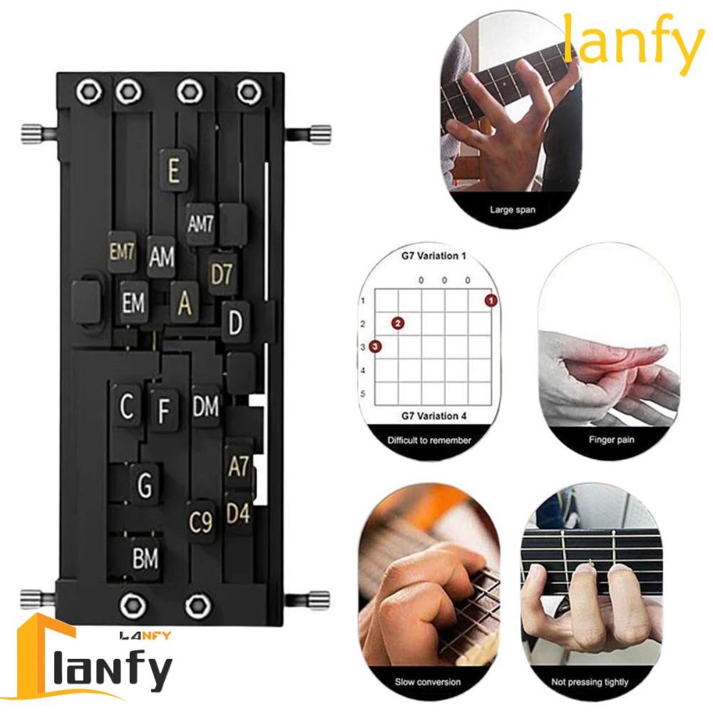 LANFY Guitar Aid Chords Trainer, Chord Learning System Assistant ...
