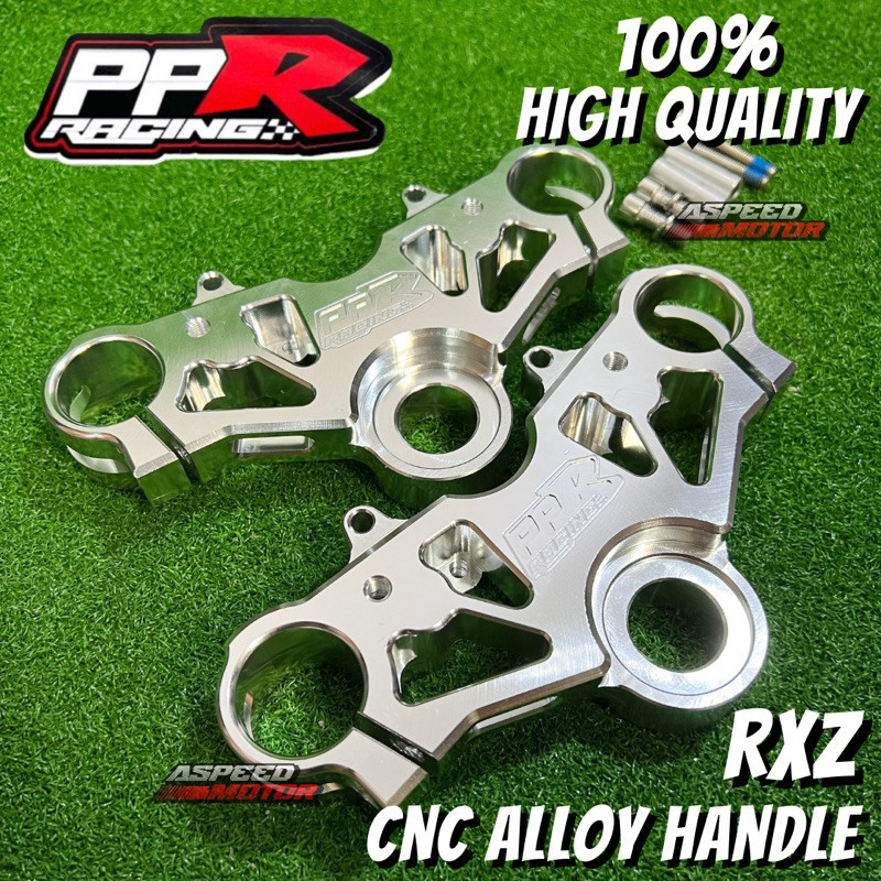 Ppr Racing Rxz Handle Crown Bar Cnc Alloy Billet Bracket Yamaha Rxz Catalyzer Triple