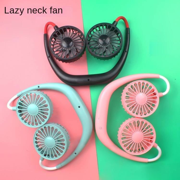 Bunny Electric 2000mAh USB Mini Fan Neck Fan Rechargeable Cooling Fan ...