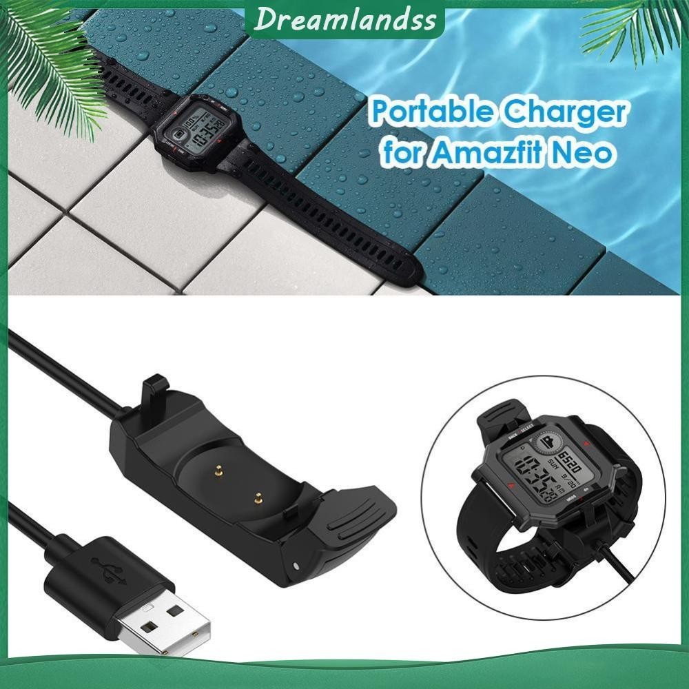 Câble Chargeur Dock USB Pour Montre Connectée Huami Amazfit Neo - Noir, 1m - Remplacement