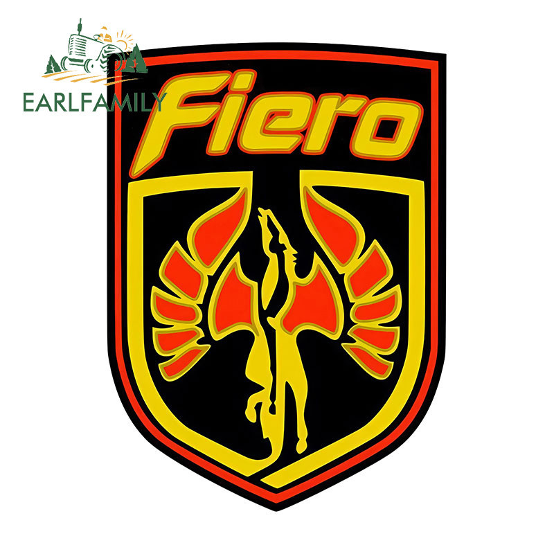 EARLFAMILY 13cm x 9.4cm Fiero Logo Car Sticker Humorous Interesting ...