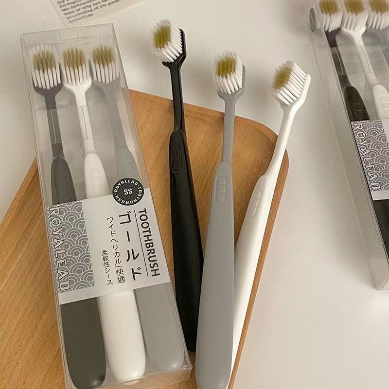 Soft Toothbrush Adult Travel Family Packing Boxed Super Soft Wide Head