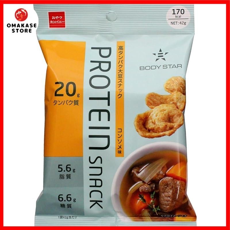 [Official] Snack Company BODYSTAR Protein Snack Consomme Flavor 42g x 12 bags (High Protein
