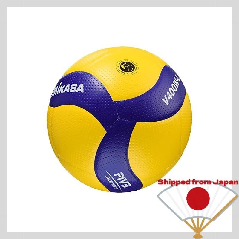 MIKASA Lightweight 4th Grade Volleyball Yellow/Blue V400WL (Japan