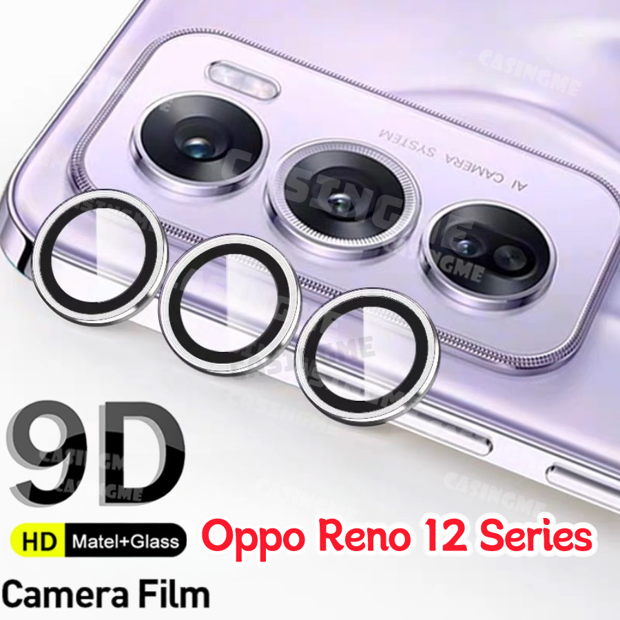 Oppo Reno 14 13 12Pro 5G 2024 Camera Lens Protectors Metal Camera Ring Case  for Oppo Reno 12 Reno12 OppoReno12 Pro 12Pro 5G 4G 2024 Camera Tempered