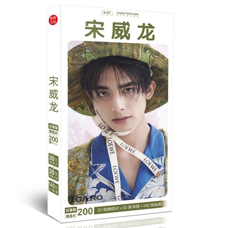 Limited Time Special Offer Song Weilong Postcard HD Photo Star Poster ...