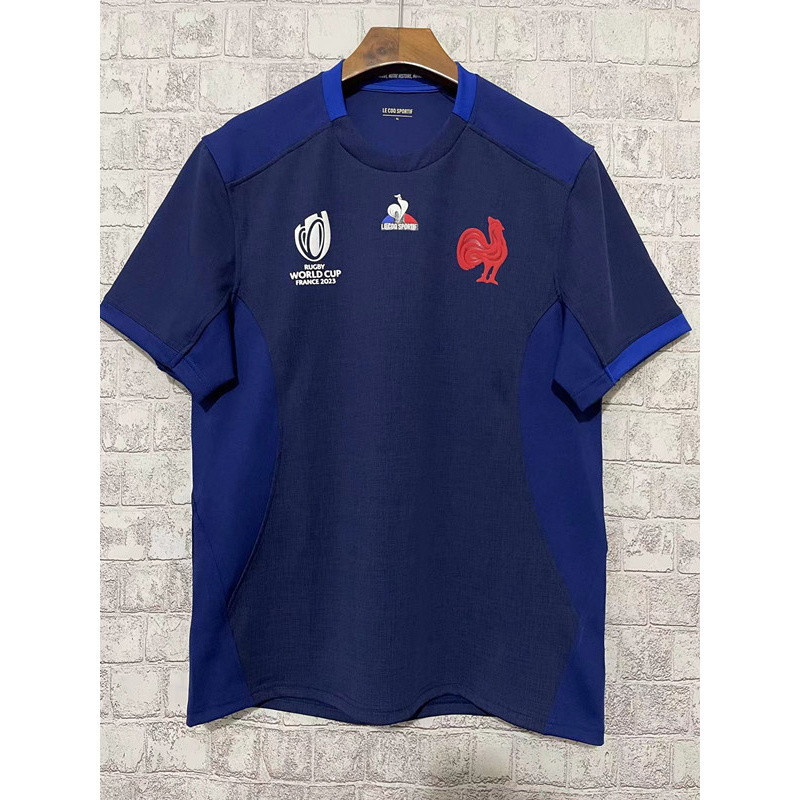 High Quality 2023 world cup France Home Rugby Jerseys Men Short Sleeve ...