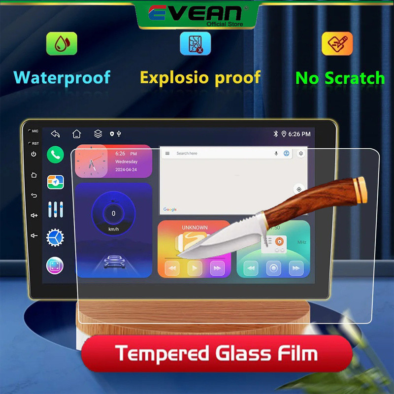 Evean Screen Protector Android Player Film 9inch & 10inch Full Cover