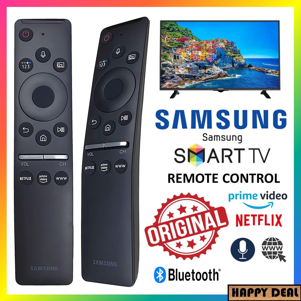 SAMSUNG Voice Function Netflix Prime Video Smart TV Remote Control BN59 ...