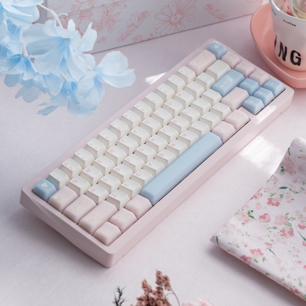 Peach Oolong Keycap Cherry Profile 164 Keys ABS PBT Dye Sublimation ...