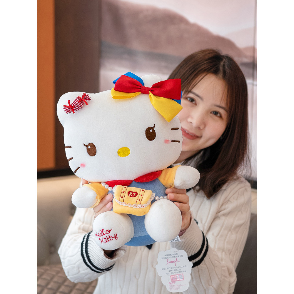 Anak Patung Plush Hello Kitty Rasmi Kitty Cat Beg galas Hadiah Hari ...