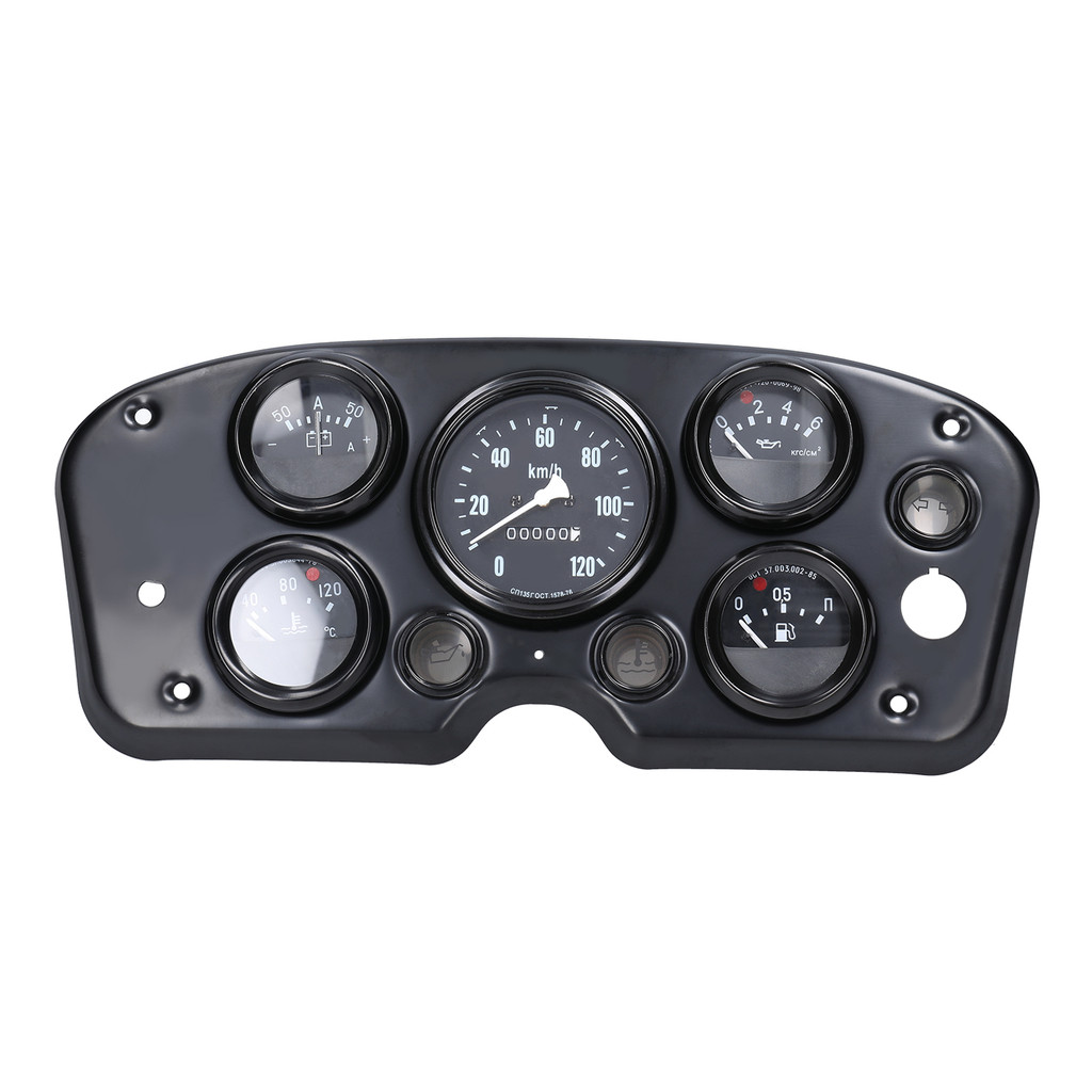 5 in 1 Multi-Functional Car Speedometer Fuel Gauge Oil Pressure Gauge ...