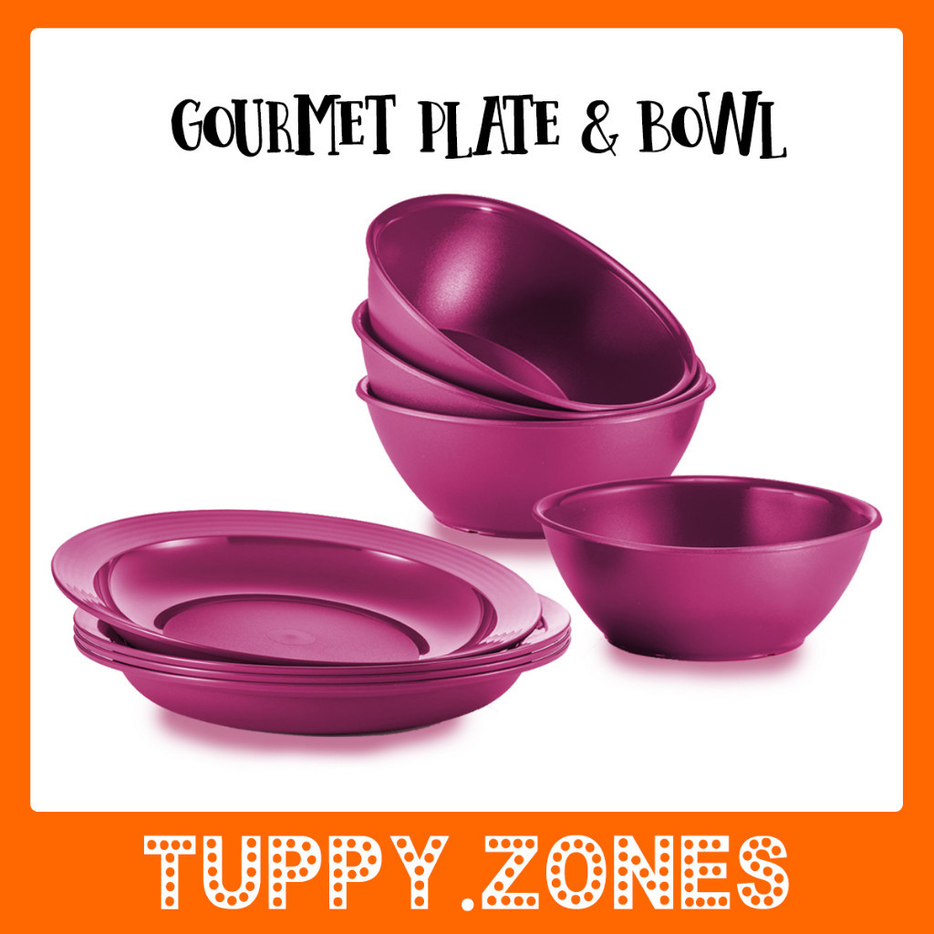 🌟Raya Special🌟 Tupperware Gourmet Plate & Bowls Set | Shopee Malaysia