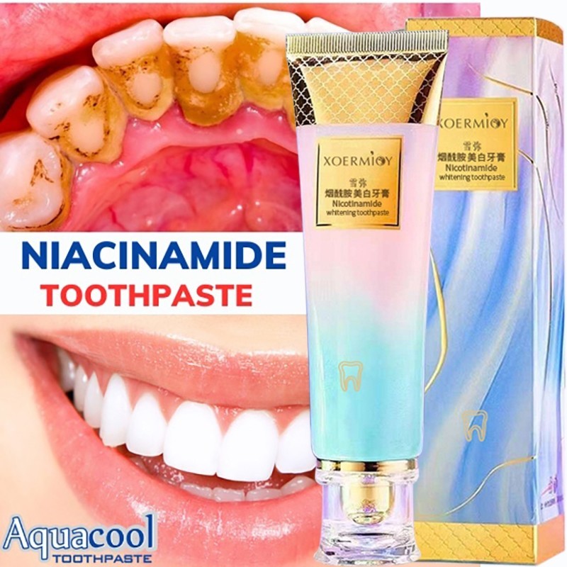 Niacinamide Toothpaste Aquacool Whitening Toothpaste Fresh Teeth Tooth ...