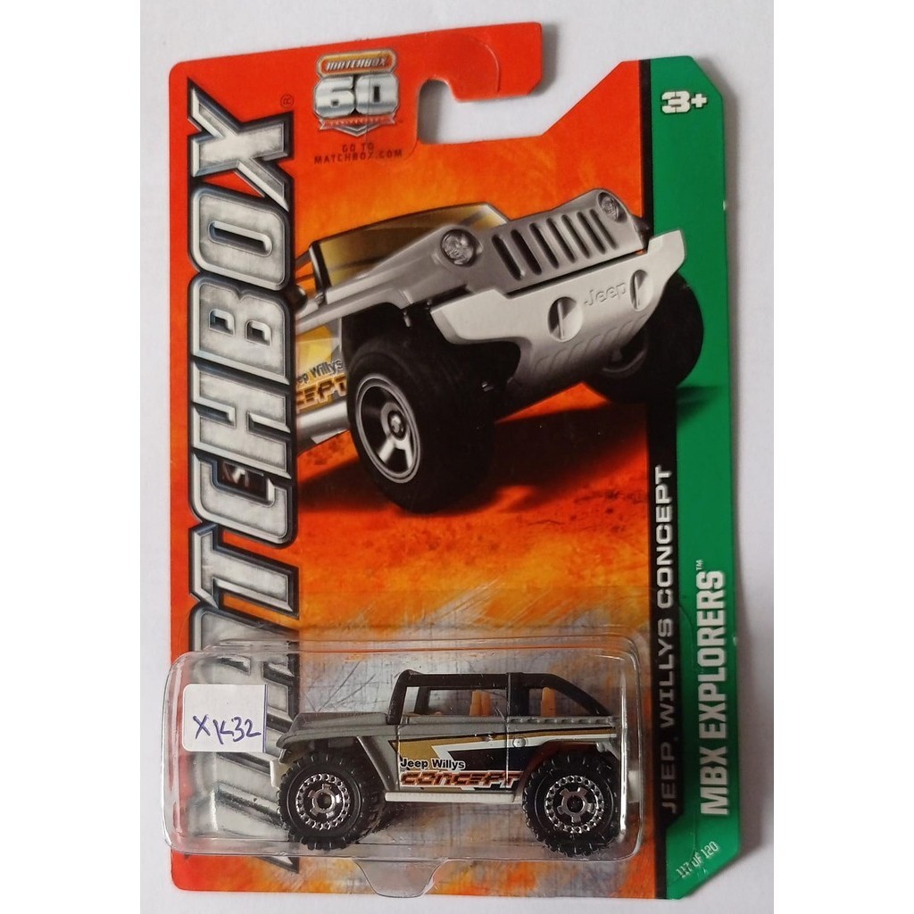 Matchbox - Jeep Willys Concept MBX Explorers Silver | Shopee Malaysia
