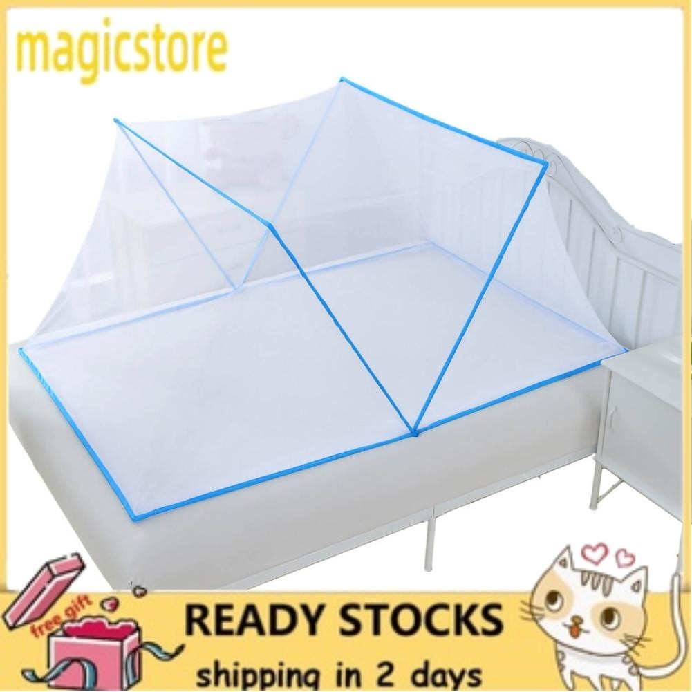 Magicstore Foldable Mosquito Net Polyester Fiber Netting Canopy Free 