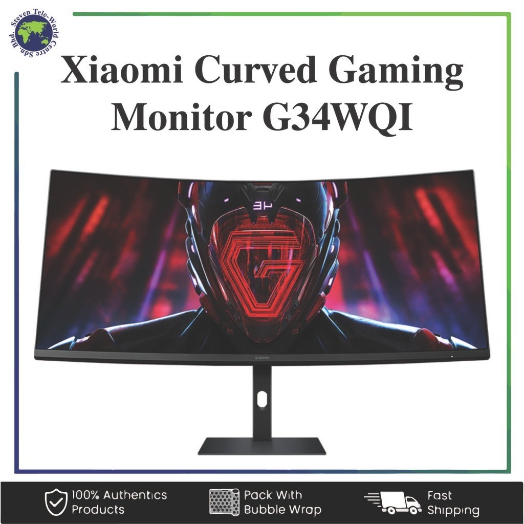 Xiaomi Curved Gaming Monitor G34WQi | Shopee Malaysia