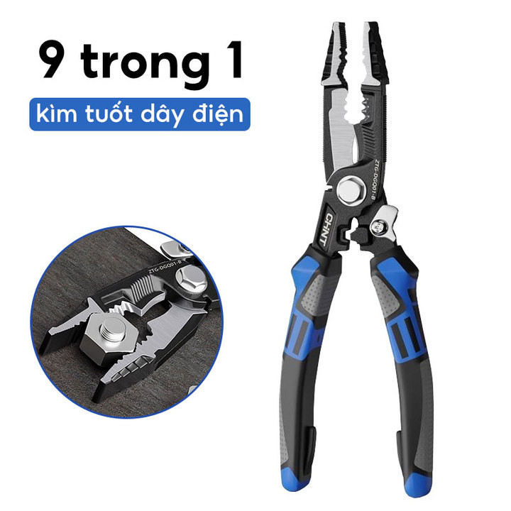 CHNT 9 inch Multifunction crimping plier heavy duty Wire Stripper ...