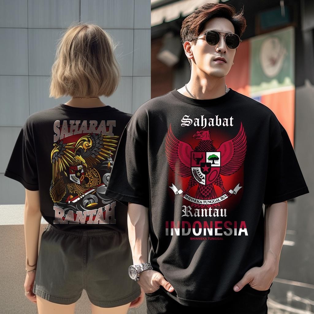 KARIMAKE Anak Rantau Kaos Indonesia Baju Lelaki T-Shirt MenCotton ...