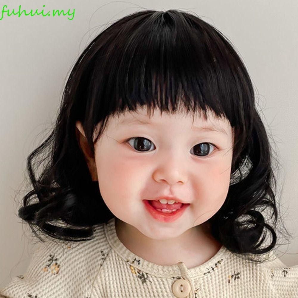 FUHUI Baby Hair Wig Curly Natural High Quality Newborn Baby Headwear ...