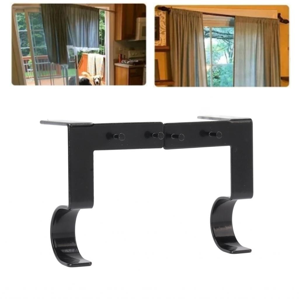 Goonshopping Vintage Curtain Rod Brackets Heavy Duty Bracket 20lbs Load ...