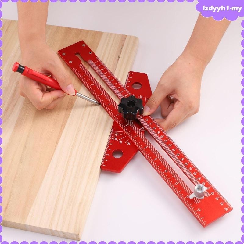 [JoyDIY] T Square Rotated Scriber Aluminum Alloy Universal Drawing ...