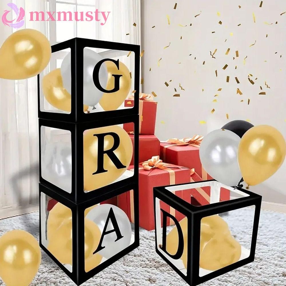 MXMUSTY 2024 Graduation Balloon Boxes, Funny Handmade Graduation Season ...