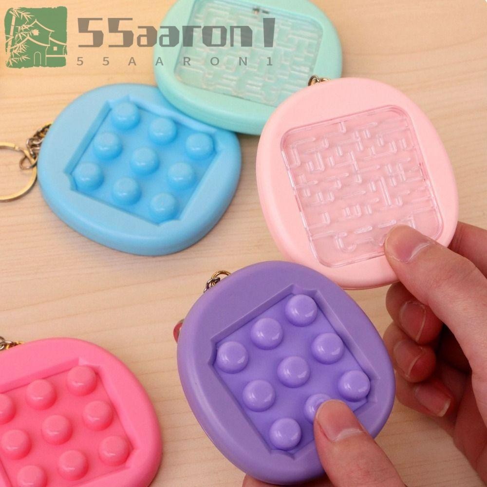 AARON1 Dimple Toy Keychain, Educational Maze Pinch Simple Dimple Toy ...