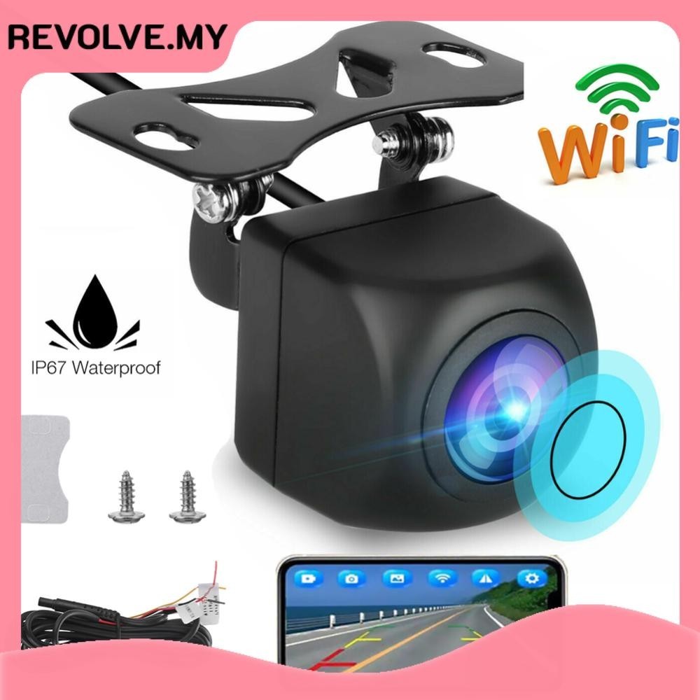 Wireless WiFi Car Rear View Camera 175 Degree HD Reversing Camera ...
