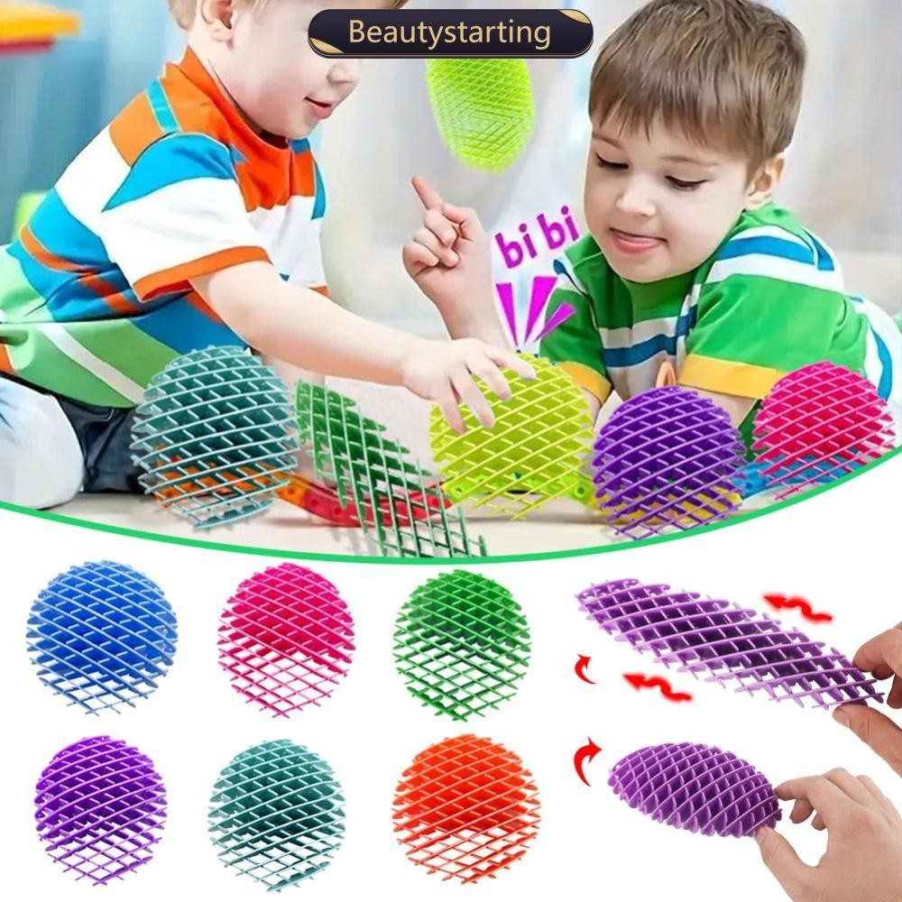 BEAUTYSTARTING Fidget Worm Elastic Mesh Worm Unpacking Morphing Fidget ...