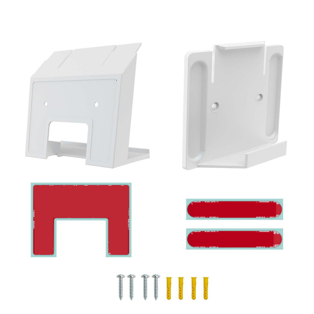 White WiFi Router Protective Holder Wall Mount Bracket Holder Stand For ...