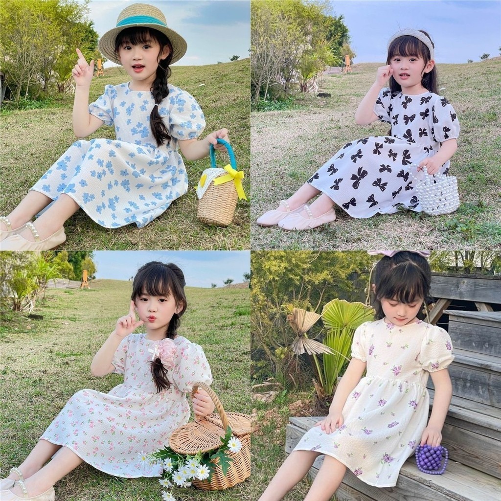 Flower Rose Girl Clothes Baby Girl Dress Princess Kids Elegant Dress ...