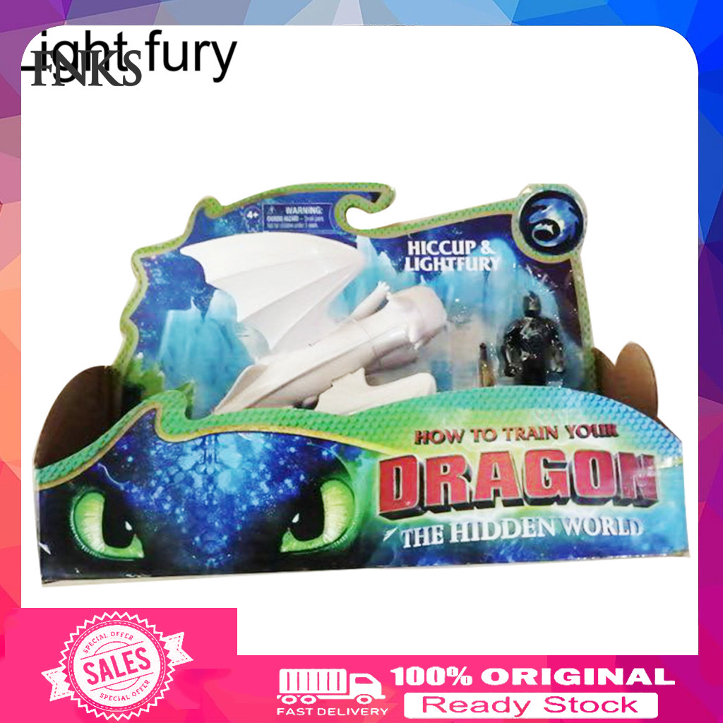 [Ready stock] How to Train Your Dragon Toothless Light Fury Hiccup ...