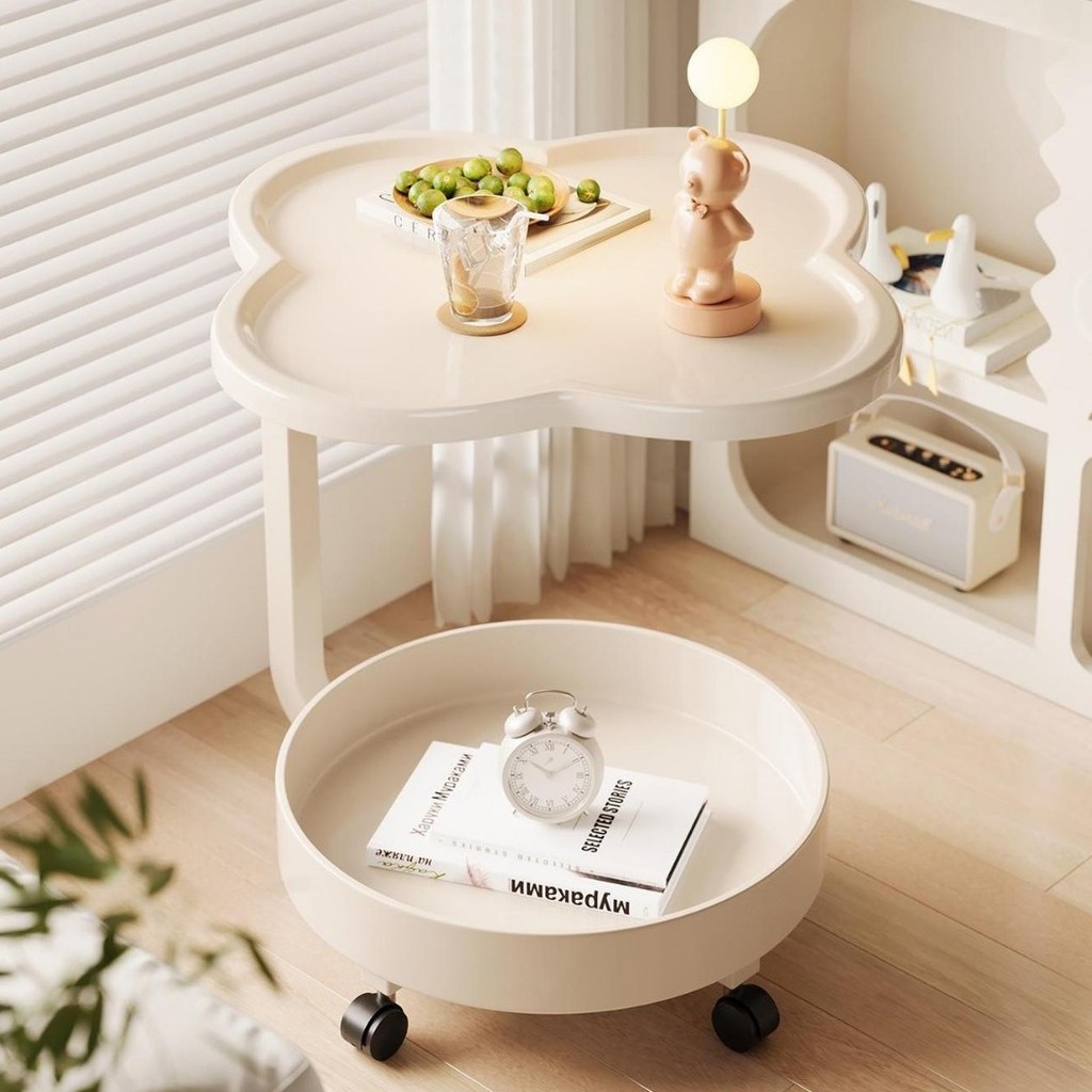 Side Table Small Coffee Table Movable Living Room Sofa Side Table ...