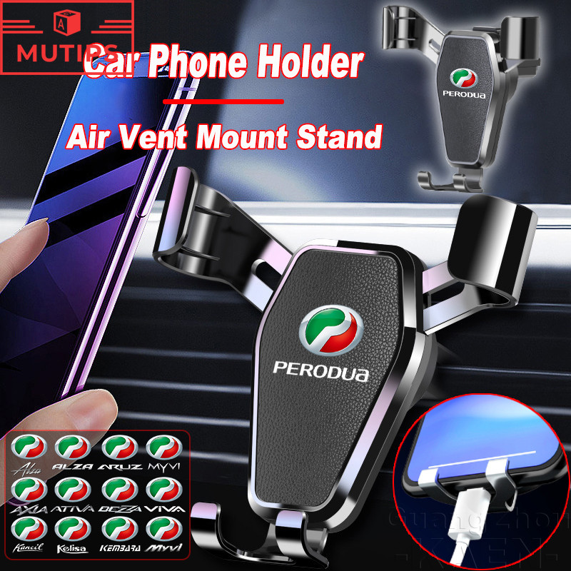 Perodua Car Air Vent GPS Navigation Mount Strong Clip Car Phone Holder ...