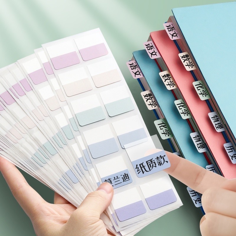 60/120/240pcs Morandi sticky note Notes Sticker Label Index Sticky ...