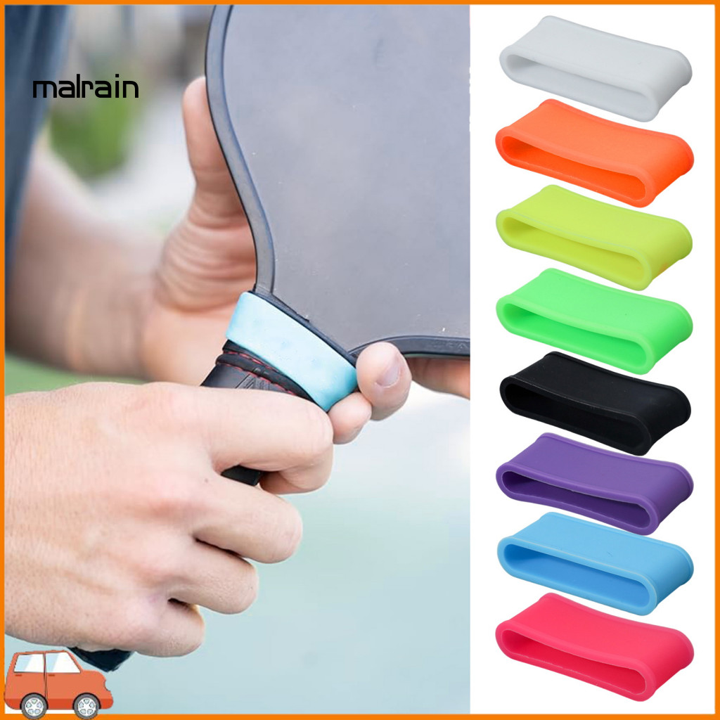 [Ma] Silicone Racket Band Anti-slip Paddle Band 2pcs Anti-slip ...