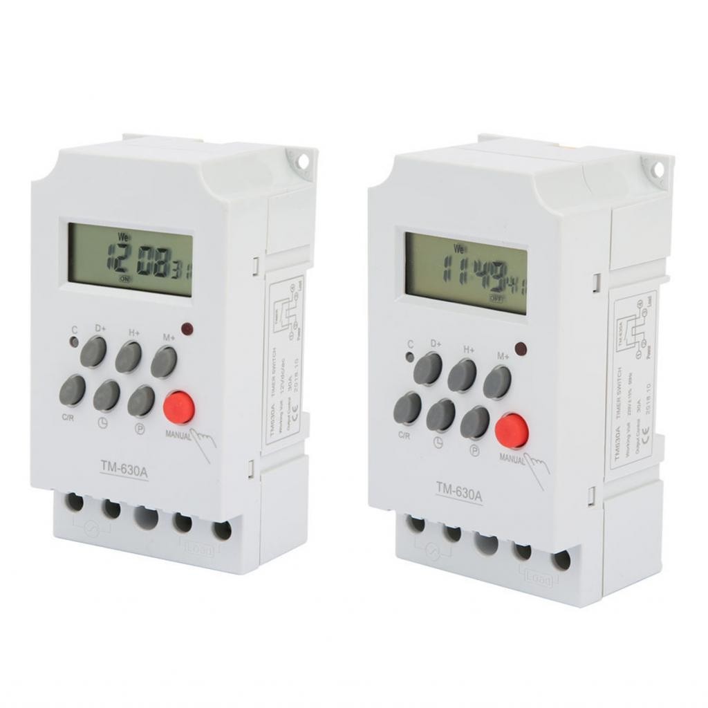 Sinhopsa Timer Switch TM630A 12V DC/AC220V Mini LCD Microcomputer ...