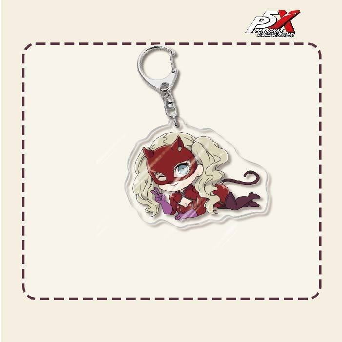 Persona 5] Acrylic Keychain Cellphone strap full Acrylic anime