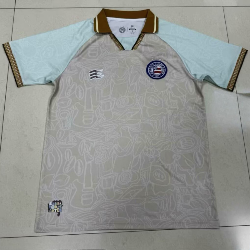 2526 Bahia Special Edition Soccer Jersey SXXL Adult Short Sleeve Quick Dry Sweatshirt AAA