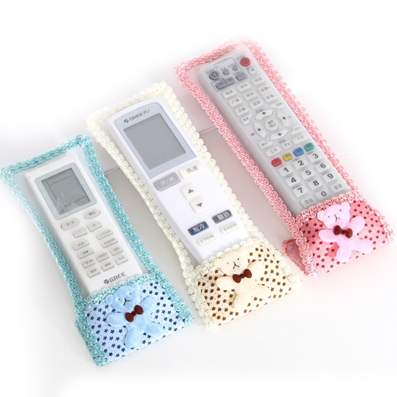 TV Remote Control Case Organizer Control Cover Lace Remote Control ...