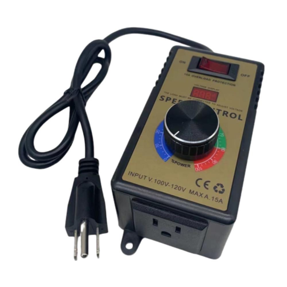 110/120V 15A Overload Protection Speed Control Switch Fan Governor ...