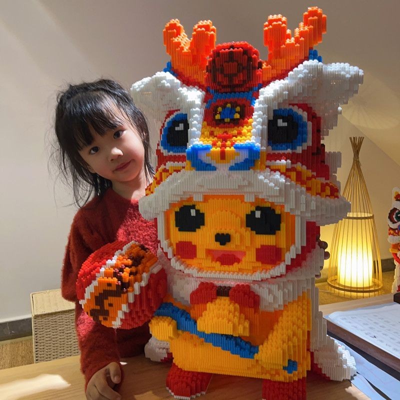 兼容乐高哆啦A梦积木益智拼装玩具成年人高难度女孩拼图礼物摆件