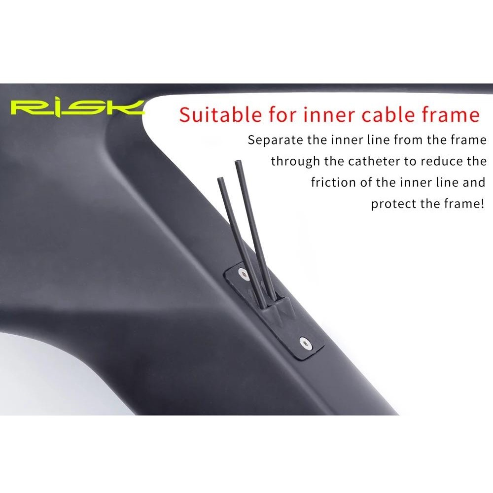 RISK 3M Bicycle Slick Lube Liner Catheter Kits MTB Road Bike Shift ...