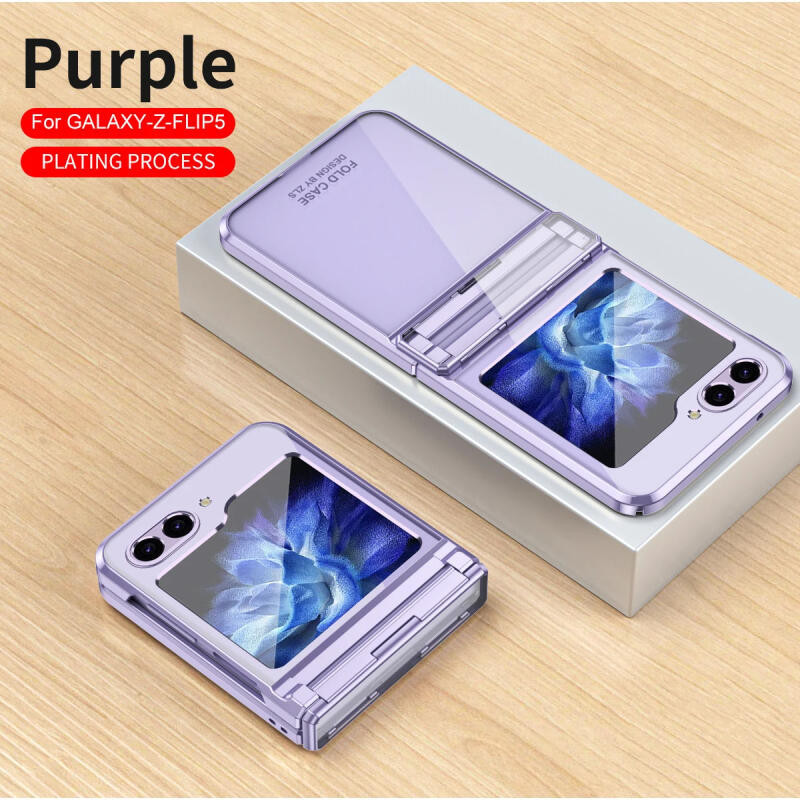 For Samsung Galaxy Z Flip 6 5 4 Casing Luxury Plating Phantom ...