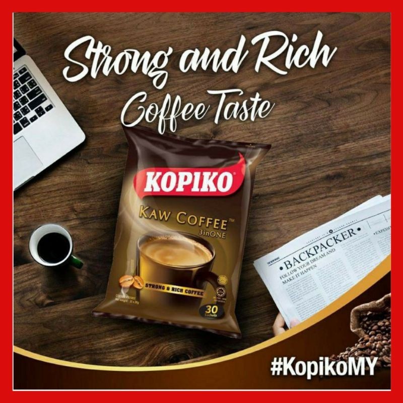 Kopiko Kaw Coffee 3in1 (20 x 7 sachet) | Shopee Malaysia