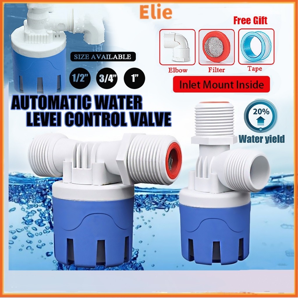 【MY 24H Ship】Automatic Water Level Control Valve Water Tank Float Valve ...