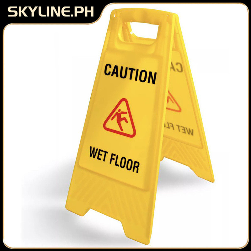 Wet Floor Warning Sign Caution Wet Floor Signage Foldable Warning Floor ...