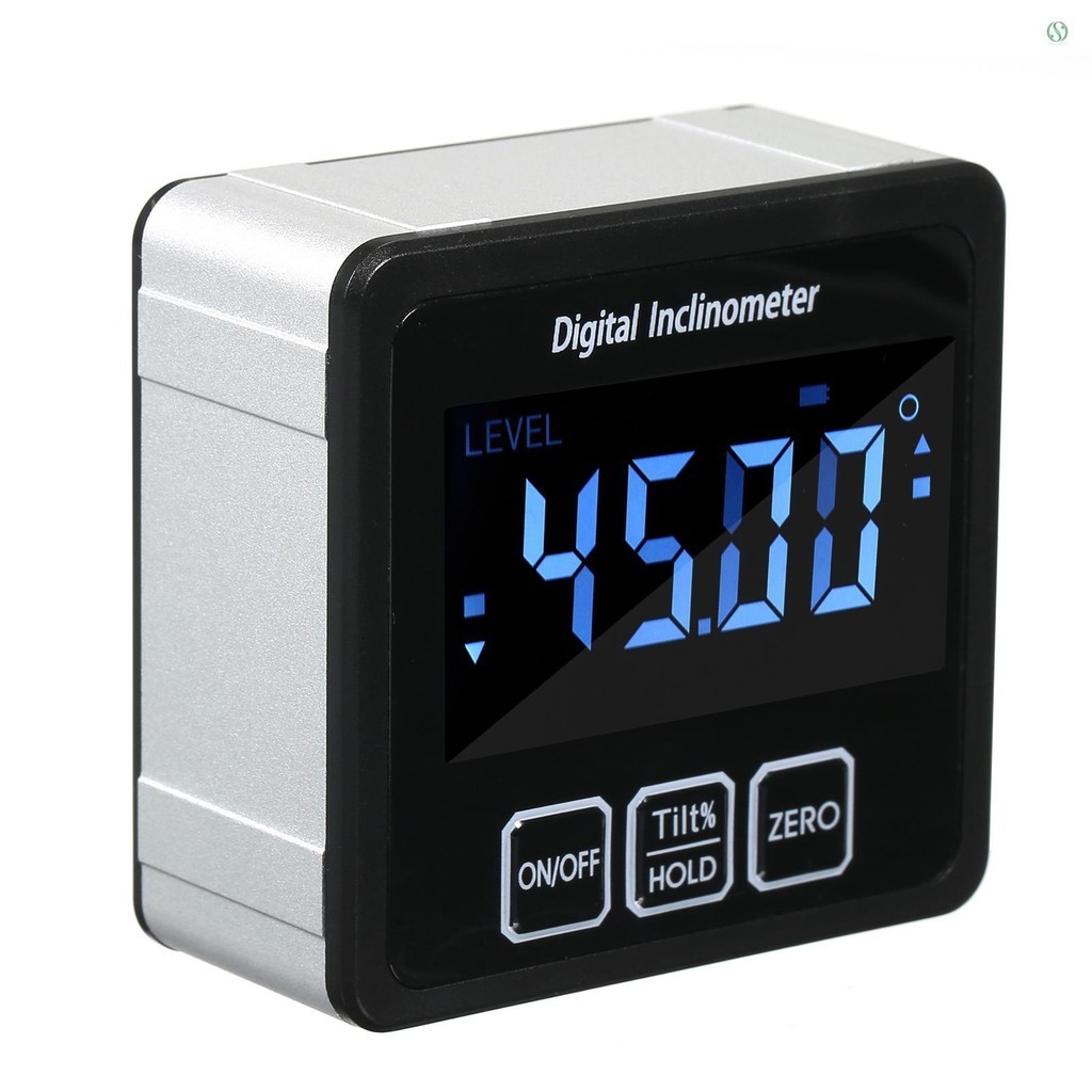 Aluminum Alloy Shell 4*90° Measuring Range Digital Inclinometer for ...